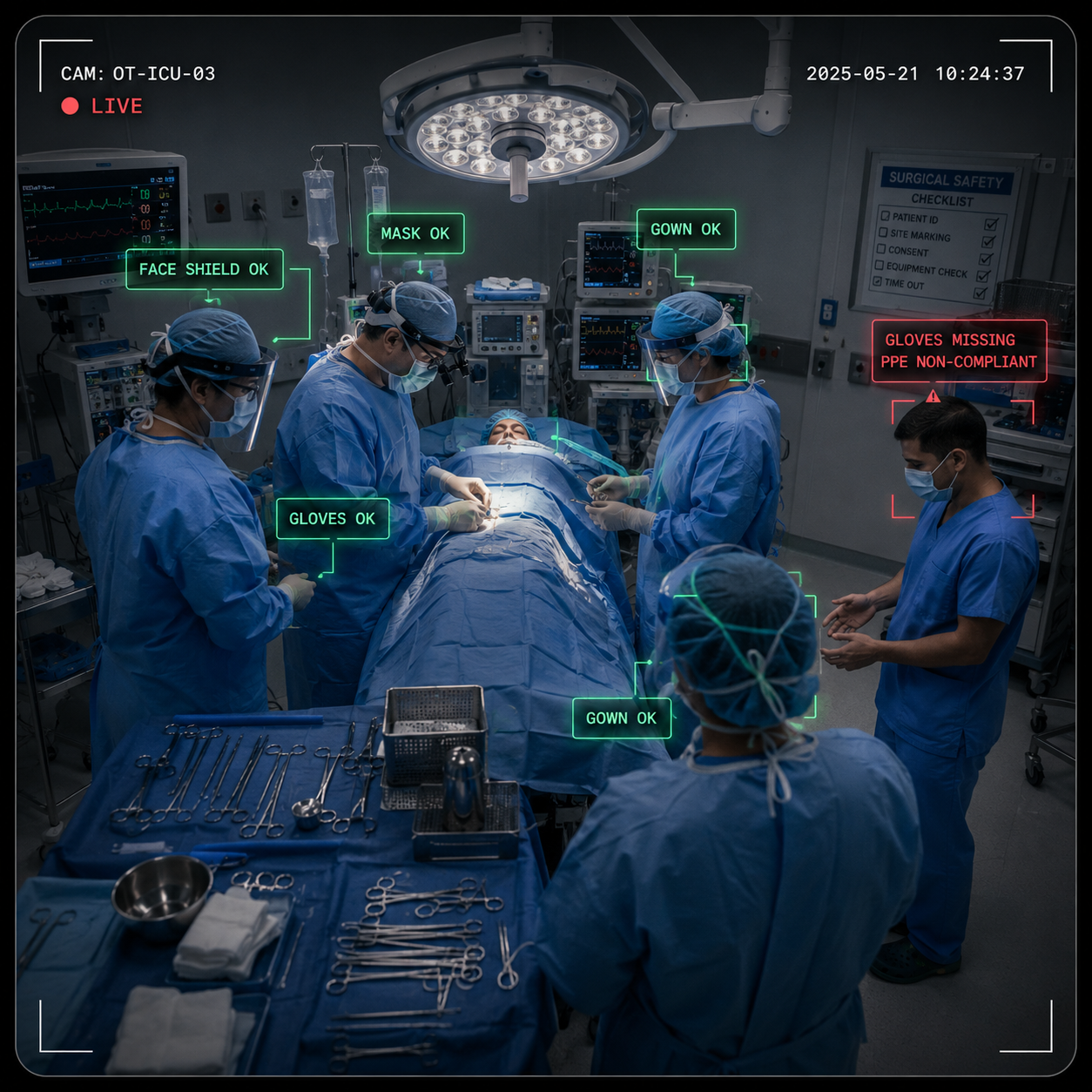 PPE Compliance - OT/ICU